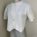 Vintage The 1 East Custom Collection White Box Top 100% Cotton Top Size 10 Photo 5