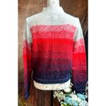 American Eagle Red Ombre Long Sleeve Mock Neck Soft  Outfitters Sweater size M Photo 11
