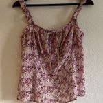 Lush Clothing NWOT Lush Pink Floral Tank Top Size Medium Photo 2