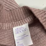 Stars Above STARS ABOVE, Size Medium, Lavender/Beige Long Sleeve striped dress Photo 7