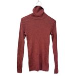 Peruvian Connection  Women's Ribbed Turtleneck in rust brown NWT Photo 1