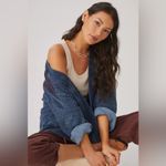 Pilcro NWT Anthropologie  blue swing kimono jacket Photo 2