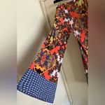 Anthropologie Eloise Lounge Pants Boho Size S Made in Korea Red Photo 7