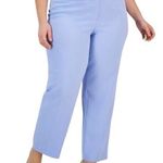 Kasper  New Dress Pants Straight Leg Flat Front Sky Blue Women’s Plus Size 22W Photo 0