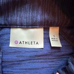 Athleta blue & black long-sleeve quarter zip jacket size S Photo 5