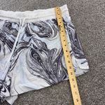 Athleta  Womens 1X All Activity Shorts Marble Print‎ Drawstring Waist Athletic Photo 2
