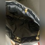 ⚠️ Clearance NWT Quilted black tote bag with golden chain faux leather Photo 4