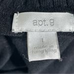 Apt. 9  Turtleneck Sweater Embellished Neck and Cuff Large Photo 6