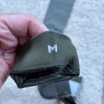 FIGS  Compression Socks Olive Green White Stripe "100% AWESOME" Logo Size M Photo 3