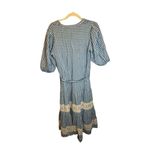 Roller Rabbit  Dress Women's Size XS Valonia cottagecore‎ Blue Gingham White Photo 2