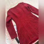 Red Tweed Button Photo 5