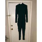 Cherie Los Angeles Green Popcorn Zippered Jumpsuit S Holiday Party Bodycon Xmas Photo 5
