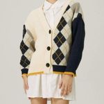 Storets  - Poppy Block Cardigan in Black & Ivory Photo 1