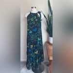 Taylor Women’s Size 8 Black Floral Maxi Dress Halter flowy 8749M Photo 9