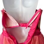 Sherri Hill Y2K VTG Bright Pink Floral Silk Tulle Tutu Prom Dress Size 4 Photo 5