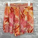 Haute Hippie Pink and Orange Tropical Bohemian Peasant Style Short Set Photo 4