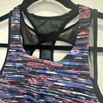 Lululemon Break Free Cropped Layered Tank Top Sports Bra size 6 Multicolor/Black Photo 2