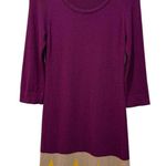 Boden USA BODEN Purple Sweater Dress Womens Sz 6 Cashmere Angora Blend Scallop Mod Retro Photo 6