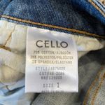 Cello  Mid Rise Destroy Crop w Racer Stripes Photo 2