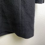 Kuro Japan Wool Coat Size 2 Black Large Pockets Unisex Button Up Japanese Cupro Photo 10