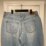 Madewell NWT Size 33P Curvy Super Wide Leg Cotton Denim High Waist Jeans Photo 4