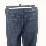 Reformation  Organic Cotton Blend Black Wash High Rise Skinny Jeans, Size 28 Photo 7