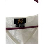 Lace Cotton & Silk White V Neck Dress Size XS Photo 5