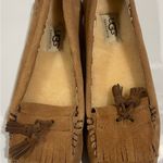 UGG  LIZZY Women's Tan Suede Moccasins NWOT Photo 5