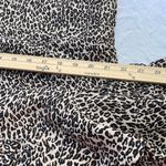 Silkland 100% silk size 14 animal print button front jacket. Tan Photo 6