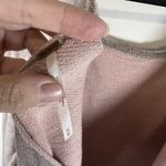 Free People Heather Pink Cross-Back Sweatshirt Size Sz Medium Casual Boho Photo 5