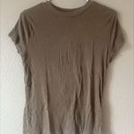 A New Day Women's Slim Fit Short Sleeve Ribbed T-Shirt -  Brown Photo 3