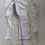 Mother Superior Denim High Waisted Rascal Ankle Jeans Devil Drinks Coffee Sz 30 Pink Photo 7