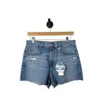 AG Adriano Goldschmied NWT AG Alexxis High-Rise Wedgie Shortie Denim Shorts Blue Size 29 Photo 3