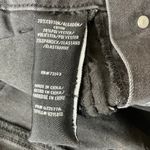 BBJ Women's High Rise Denim Button Fly Side Buttons Acid Wash Skinny Size 7 Black Photo 6