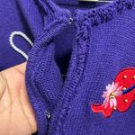 Bonworth  Vintage Purple Women's Sweater with Fashion Motifs Photo 1