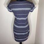 Bongo Grey and White Striped T-shirt Dress Size Large Photo 1