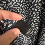 Ann Taylor  Navy Dark Blue, Gray & White Women's Pleated Top Plus Size XXL Photo 4