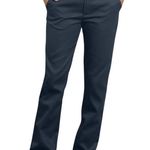 Dickies  Flex Slim Fit Navy Blue Chino Pleated Workwear Straight Leg Pants Size S Photo 3