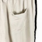 Burberry Cream High Rise Elastic Drawstring Waist Joggers, Size 8 Photo 4
