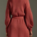 Anthropologie Mock-Neck Sweater Mini Dress WITHOUT BELT, Size S Photo 4