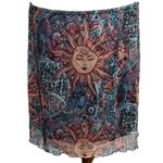 Sun Print Skirt 1X Whimsigoth Blue Photo 0
