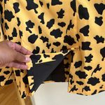 Yellow and black animal print blazer size XL Photo 6