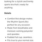 Rhythm Strappy Moonwake Yoga  Sports Bra Photo 6