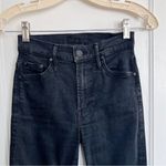 MOTHER Denim MOTHER • The Insider Crop Two Step Fray jeans ankle Not Guilty black flare Photo 3