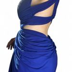 Cache  blue ruched maxi dress Photo 2