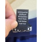 Clara Sun Woo Sheath Dress Royal Blue Jersey Stretch Open Sleeve Size Large Slit Photo 5