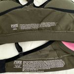 PINK - Victoria's Secret Set of 2 Victoria’s Secret Sports Bras Khaki Army Green XS S Photo 5