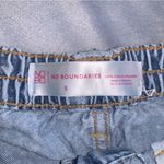 No Boundaries  Juniors Cutoff Distressed Jean Shorts Elastic Waist in Back Size 5 Photo 1