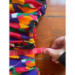 Lola Lucena Madrid Vintage Puff Sleeve Ruched Dress Sz 40 M Photo 7