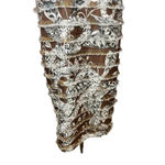 Roberto Cavalli Class Tess Fringed Snake Dress Size 44 / US 8 Photo 2